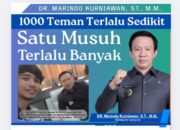 DR. Marindo Kurniawan, S.T., M.M., (Sekdaprov Lampung) : “1000 Teman Terlalu Sedikit, Satu Lawan Terlalu Banyak”