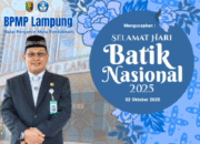 BPMP Lampung Mengucapkan : “Selamat Memperingati Hari Batik Nasional”
