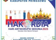 MKKS-SMA Pringsewu Mengucapkan : “Selamat Memperingati Hari Anti Korupsi Sedunia (HAKORDIA) 2025”