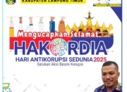 DKPPTH & Perkebunan Kabupaten Lampung Timur Mengucapkan : Selamat Hari Anti Korupsi Sedunia 2025