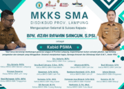 MKKS-SMA Se-Provinsi Lampung Beri Ucapam Selamat Kepada : Azah Rawan Sangun, S.PSi., Sebagai Kabid PSMA Disdikbud Provinsi Lampung