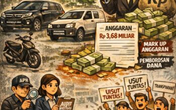 Realisasi Anggaran Pemeliharaan Randis Pemkab Lamsel Terindikasi Korupsi