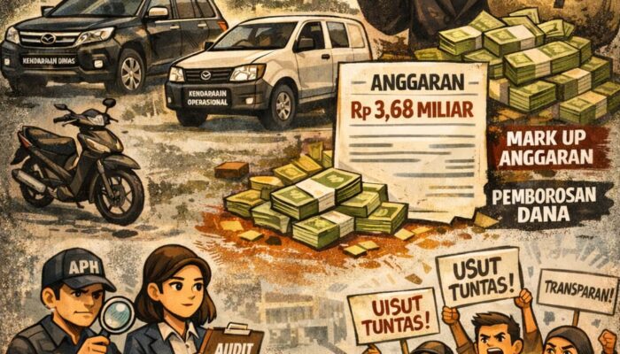 Realisasi Anggaran Pemeliharaan Randis Pemkab Lamsel Terindikasi Korupsi