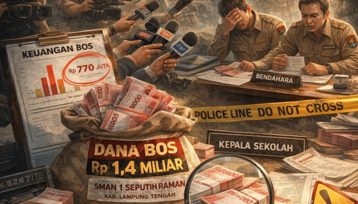 BOS Rp 1,4 Miliar di SMAN 1 Seputih Raman Jadi Sorotan, Picu Desakan Audit Investigatif