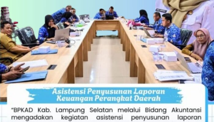 Penguatan Pemahaman OPD, BPKAD Lampung Selatan Gelar Asistensi Penyusunan LKPD