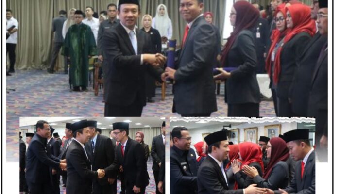 Lantik 31 Pejabat Eselon III dan IV, Sekdaprov Marindo Kurniawan Tegaskan Langkah Strategis Perkuat Tatakelola Pemerintahan