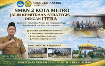 SMKN 2 Kota Metro Jalin Kemitraan Strategis dengan ITERA