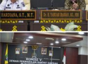 DPRD Provinsi Lampung menerima audiensi dari Dewan Pimpinan Daerah Federasi Serikat Pekerja Transport Indonesia–Konfederasi Serikat Pekerja Seluruh Indonesia (DPD F-SPTI–KSPSI) Provinsi Lampung