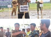 Ketua DPRD Provinsi Lampung, A. Giri Akbar, S.E., M.B.A., menghadiri kegiatan Tanam Padi Bersama Forum Koordinasi Pimpinan Daerah (Forkopimda)