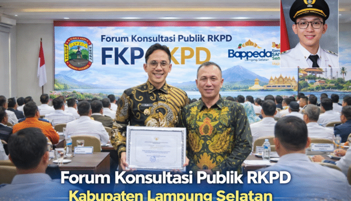 Bappeda Lampung Selatan Gelar Forum Konsultasi Publik RKPD, Aryan Saruhian Tekankan Perencanaan Partisipatif dan Inovatif