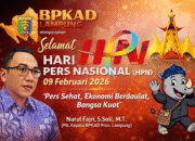 BPKAD Lampung Ucapkan Selamat Hari Pers Nasional 2026