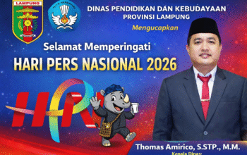 Disdikbud Lampung: Selamat Hari Pers Nasional 2026, Pers Garda Depan Informasi Publik