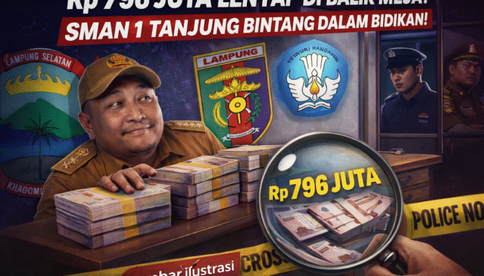 Kepsek Bungkam!!! Rp 796 JUTA LENYAP DI BALIK MEJA? SMAN 1 TANJUNG BINTANG DALAM BIDIKAN!