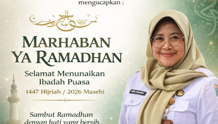 Keluarga Besar BPKAD Lampung Selatan mengucapkan : Marhaban Ya Ramadhan 1447 H