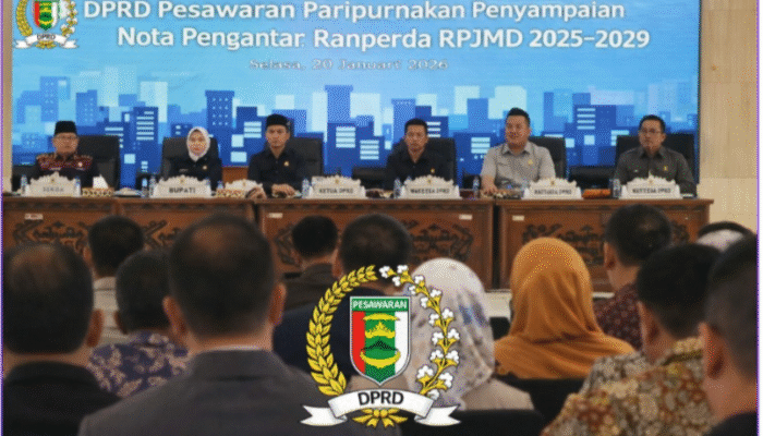 Advertorial : DPRD Pesawaran Paripurnakan Penyampaian Nota Pengantar Ranperda RPJMD 2025–2029