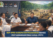 Advertorial : DPRD Pesawaran Gelar RDP Bahas Aktivitas Pertambangan Emas Ilegal (PETI)