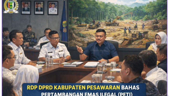 Advertorial : DPRD Pesawaran Gelar RDP Bahas Aktivitas Pertambangan Emas Ilegal (PETI)