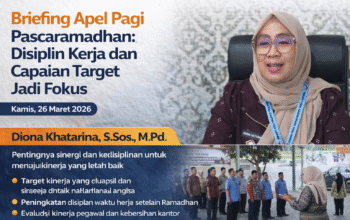 Apel Pagi Jadi Momentum Evaluasi: Target, Disiplin, hingga Kebersihan Kantor Dibahas