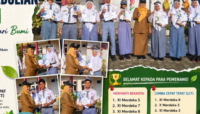 SMAN 1 Kalianda Apresiasi Kreativitas Siswa dalam Lomba Peringatan Hari Kartini dan Hari Bumi
