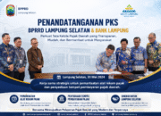Perkuat Transparansi dan Kemudahan Bayar Pajak, BPPRD Lampung Selatan – Bank Lampung Teken PKS