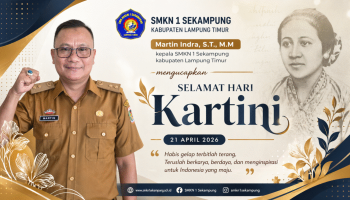 Kepala SMKN 1 Sekampung Sampaikan Ucapan Hari Kartini 2026, Dorong Semangat Emansipasi dan Pendidikan Perempuan
