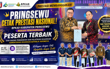 PRINGSEWU CETAK PRESTASI NASIONAL! BPKAD BORONG PENGHARGAAN BERGENGSI DARI KEMENKEU