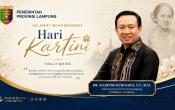 Sekdaprov Lampung Sampaikan Ucapan Hari Kartini 2026, Dorong Perempuan Berdaya dan Berkontribusi