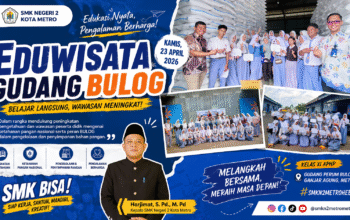 SISWA SMKN 2 KOTA METRO IKUTI EDUWISATA KE GUDANG BULOG