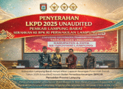 Penyerahan LKPD 2025 Unaudited, Pemkab Lampung Barat Serahkan ke BPK RI Perwakilan Lampung