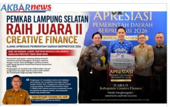 Plt. Kepala BPPRD Apresiasi Pemkab Lamsel Raih Penghargaan Pemda Terbaik 2026 di Bawah Kepemimpinan Bupati Radityo Eghi Pratama
