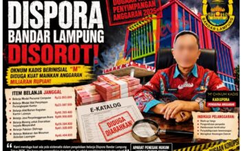 Oknum Kadispora Bandarlampung Diduga Kuat “Mainkan” Anggaran Belanja Milyaran Rupiah