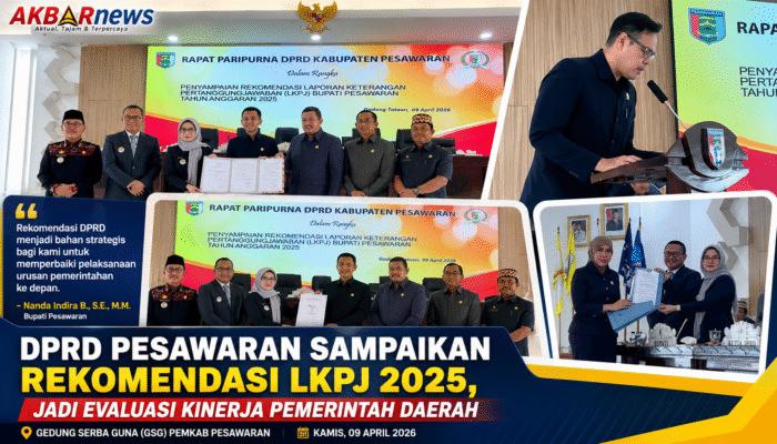 DPRD Pesawaran Sampaikan Rekomendasi LKPJ 2025, Jadi Evaluasi Kinerja Pemerintah Daerah