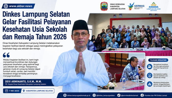 Dinkes Lamsel Gelar Fasilitasi Pelayanan Kesehatan Usia Sekolah dan Remaja Tahun 2026