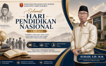 SUMADI, S.IP., M.M., KEPALA BKAD LAMPUNG BARAT UCAPKAN SELAMAT HARI PENDIDIKAN NASIONAL 2026