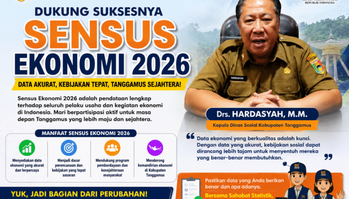 Hardasyah: Sensus Ekonomi 2026 Jadi Dasar Penguatan Kebijakan Sosial