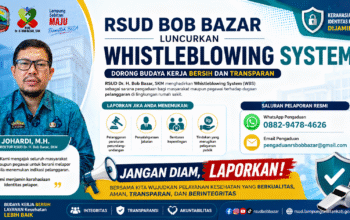 RSUD Bob Bazar, S.K.M Luncurkan Whistleblowing System, Dorong Budaya Kerja Bersih dan Transparan