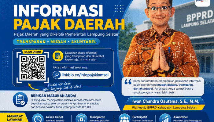 BPPRD Lampung Selatan Dorong Transparansi Informasi Pajak Daerah Melalui Platform Digital