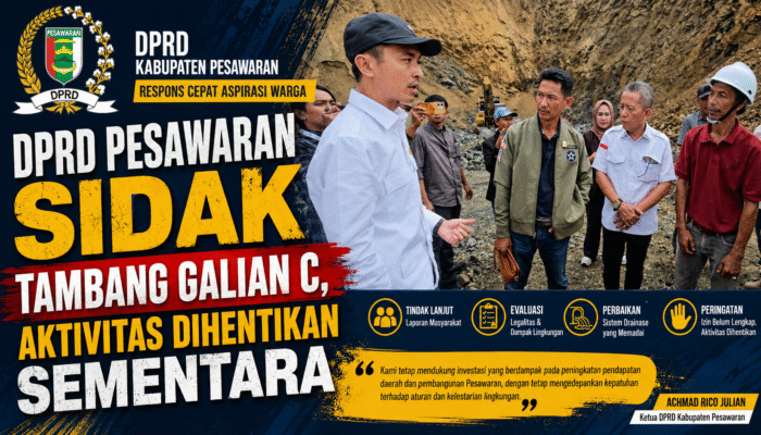 DPRD Pesawaran Respons Cepat Aspirasi Warga Terkait Aktivitas Tambang Galian C