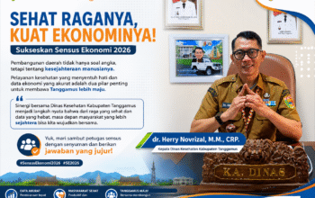 Sehat Raganya, Kuat Ekonominya: Dinkes Tanggamus Dukung Sukses Sensus Ekonomi 2026