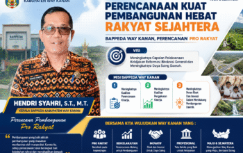 Hendri Syahri, Perencana Pembangunan Pro Rakyat yang Mengawal Kemajuan Way Kanan