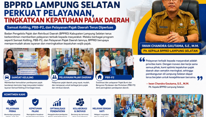 BPPRD Lampung Selatan Jemput Bola, Pelayanan Pajak Keliling Permudah Wajib Pajak Hingga ke Desa