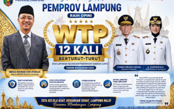 Pemprov Lampung Kembali Ukir Sejarah, Raih Opini WTP 12 Kali Berturut-turut