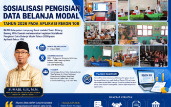 BKAD Lampung Barat Sosialisasikan Pengisian Data Belanja Modal Rekon 108, Perkuat Akurasi Pengelolaan Aset Daerah