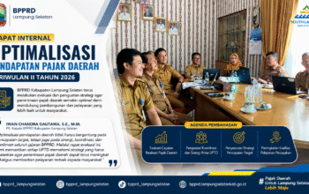 BPPRD Lampung Selatan Perkuat Strategi Optimalisasi Pendapatan Daerah Melalui Rapat Koordinasi Triwulan II 2026