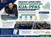 Sekdaprov Lampung Pimpin Pembahasan Rancangan Awal KUA-PPAS Tahun Anggaran 2027
