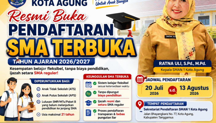 Harapan Baru dari Kota Agung: Ketika Kesempatan Bersekolah Kembali Dibuka Lewat SMA Terbuka