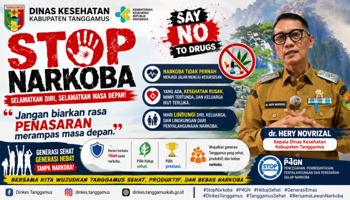 Dinkes Tanggamus Gencarkan Kampanye Anti Narkoba, dr. Hernov : Jangan Biarkan Rasa Penasaran Merampas Masa Depan