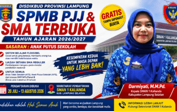 Harapan Baru dari Kalianda: Disdikbud Lampung Buka SPMB PJJ dan SMA Terbuka Gratis, Sasar Anak Putus Sekolah