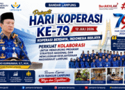 Sekda Marindo Ajak Seluruh Elemen Bersatu, Pemprov Lampung Perkuat Kolaborasi pada Peringatan Hari Koperasi ke-79