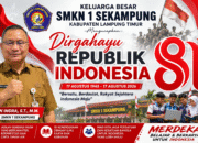 Semarak HUT RI ke-81, SMKN 1 Sekampung Kobarkan Semangat Kemerdekaan